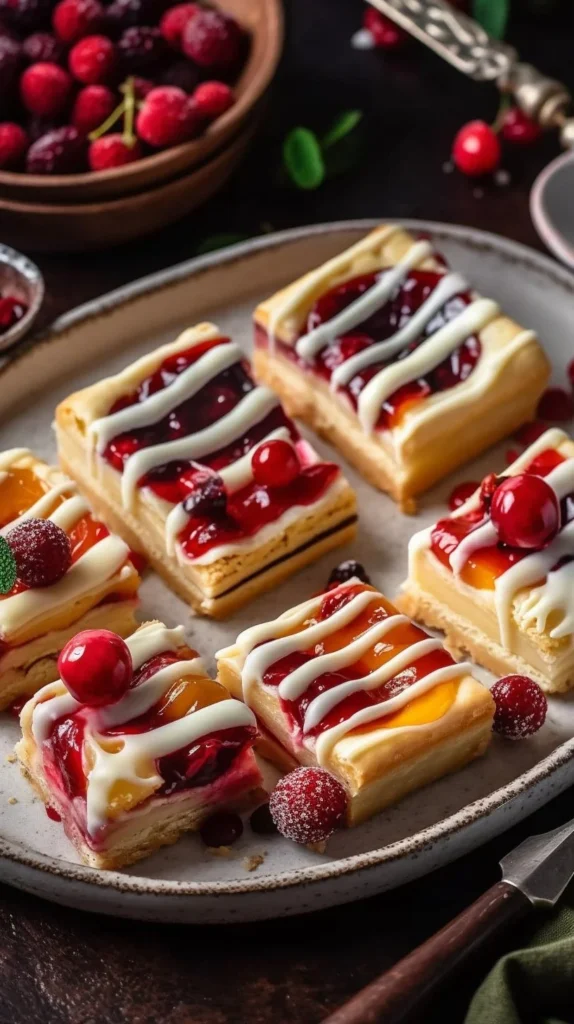 Delicious Cherry White Chocolate Bars with cherries and white chocolate coating.