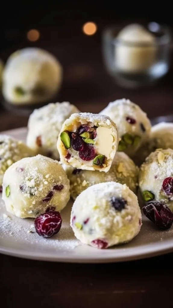 Delicious homemade Chocolate Coconut Balls rolled in shredded coconut.