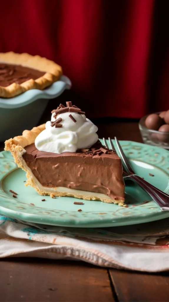Assorted chocolate desserts arranged on a table