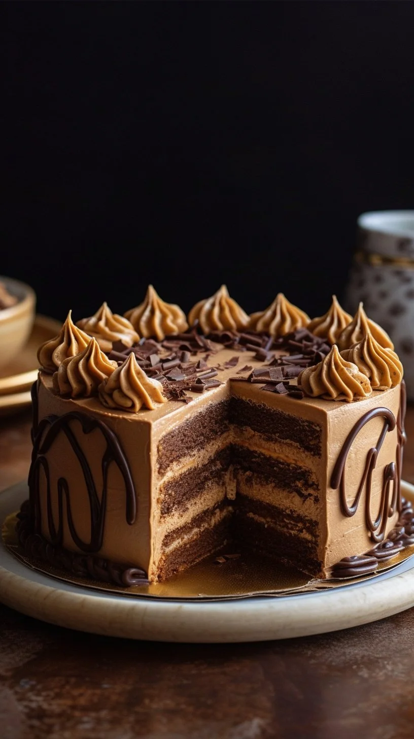 Delicious Chocotorta dessert made with chocolate cookies and cream layers