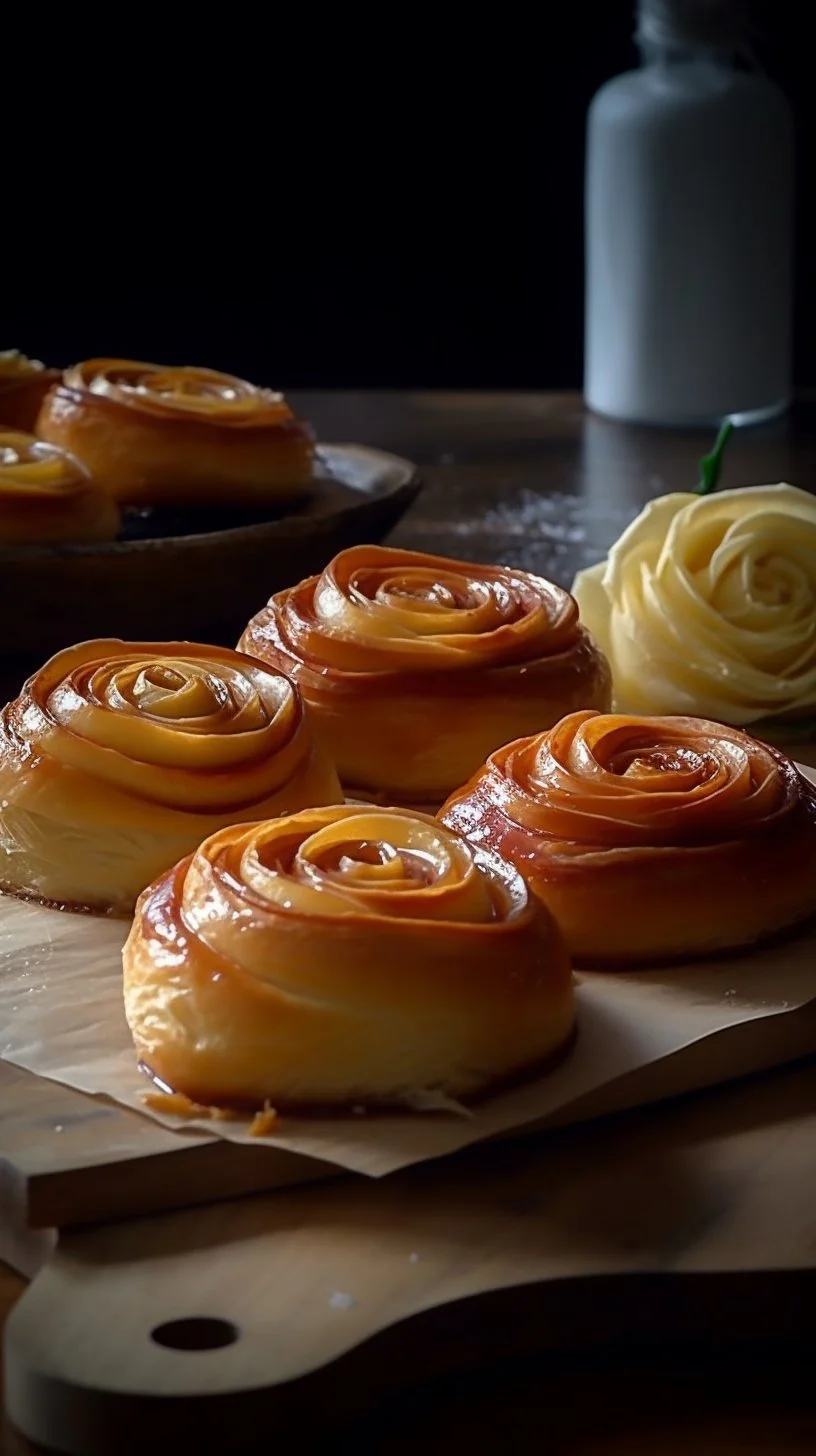 Custard-filled sweet bread on a plate, ready to be enjoyed.