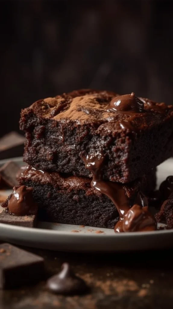Homemade brownie mix ingredients displayed in a bowl