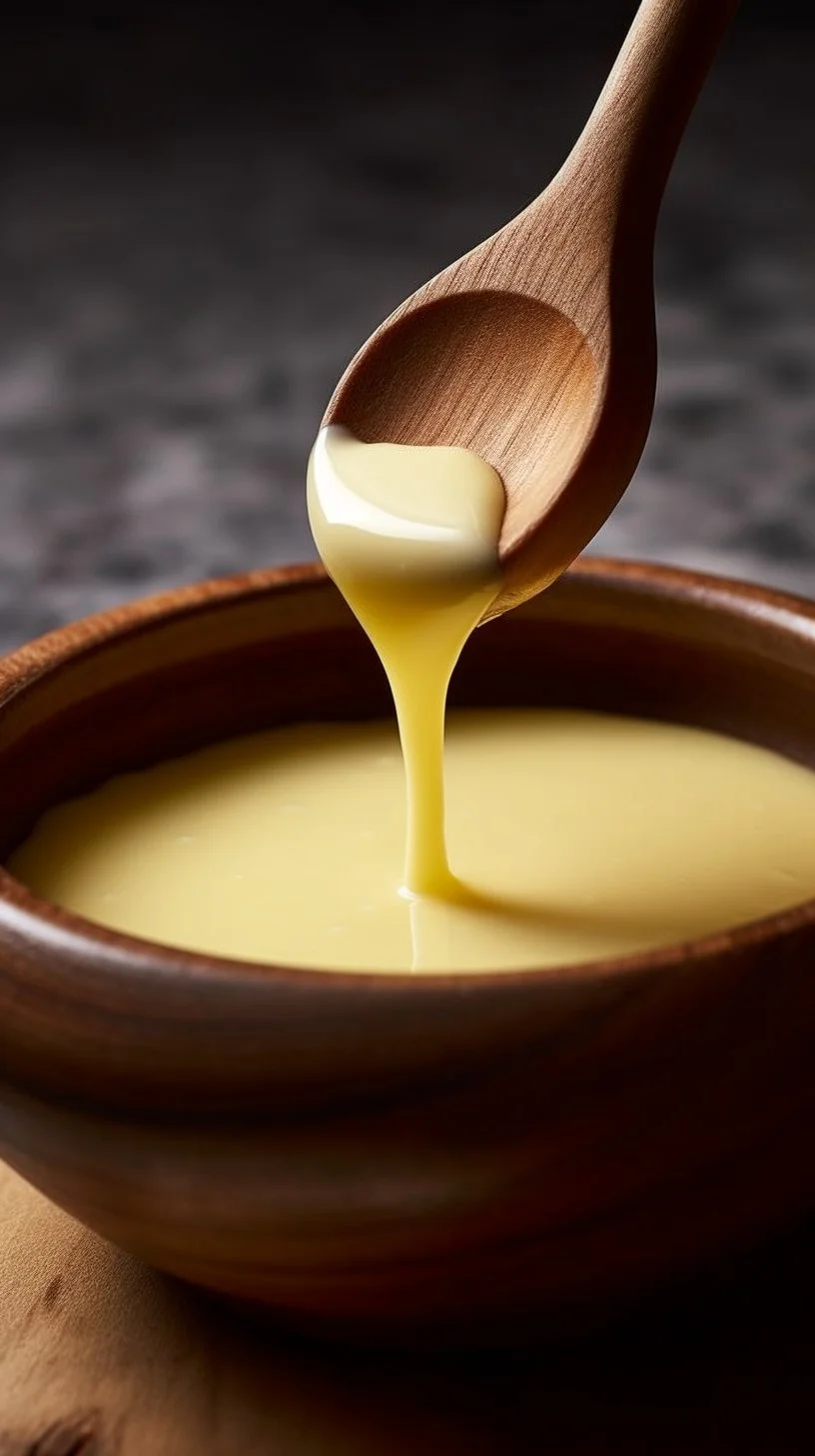 Homemade creamy keto condensed milk in a jar