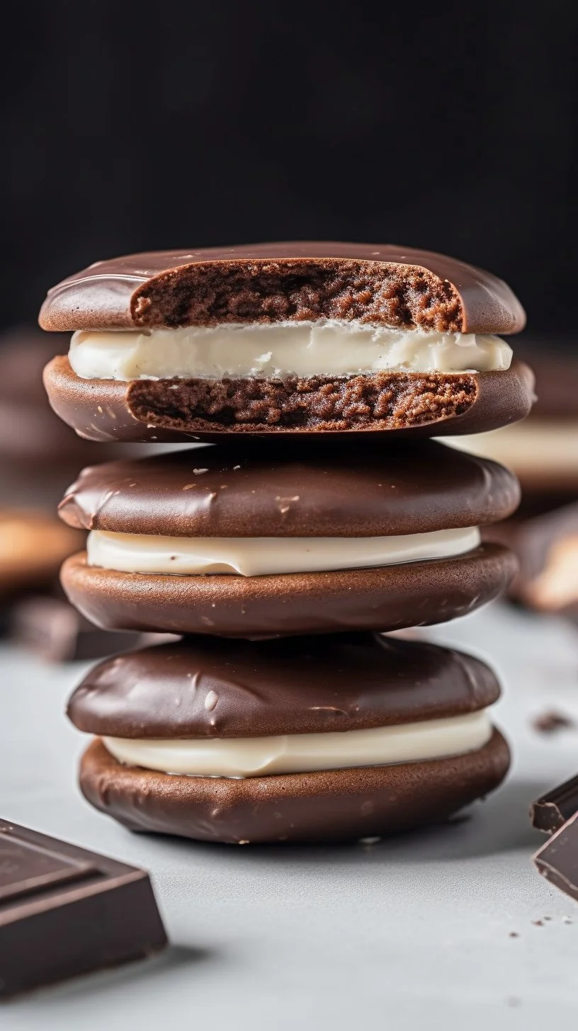 Delicious homemade peppermint patties on a white plate