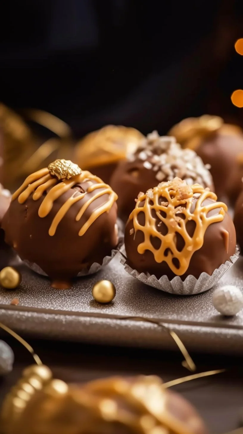Delicious homemade Biscoff Truffles made with chocolate and cookie butter