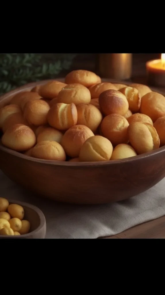 Delicious homemade Christmas balls decorated for the holiday season