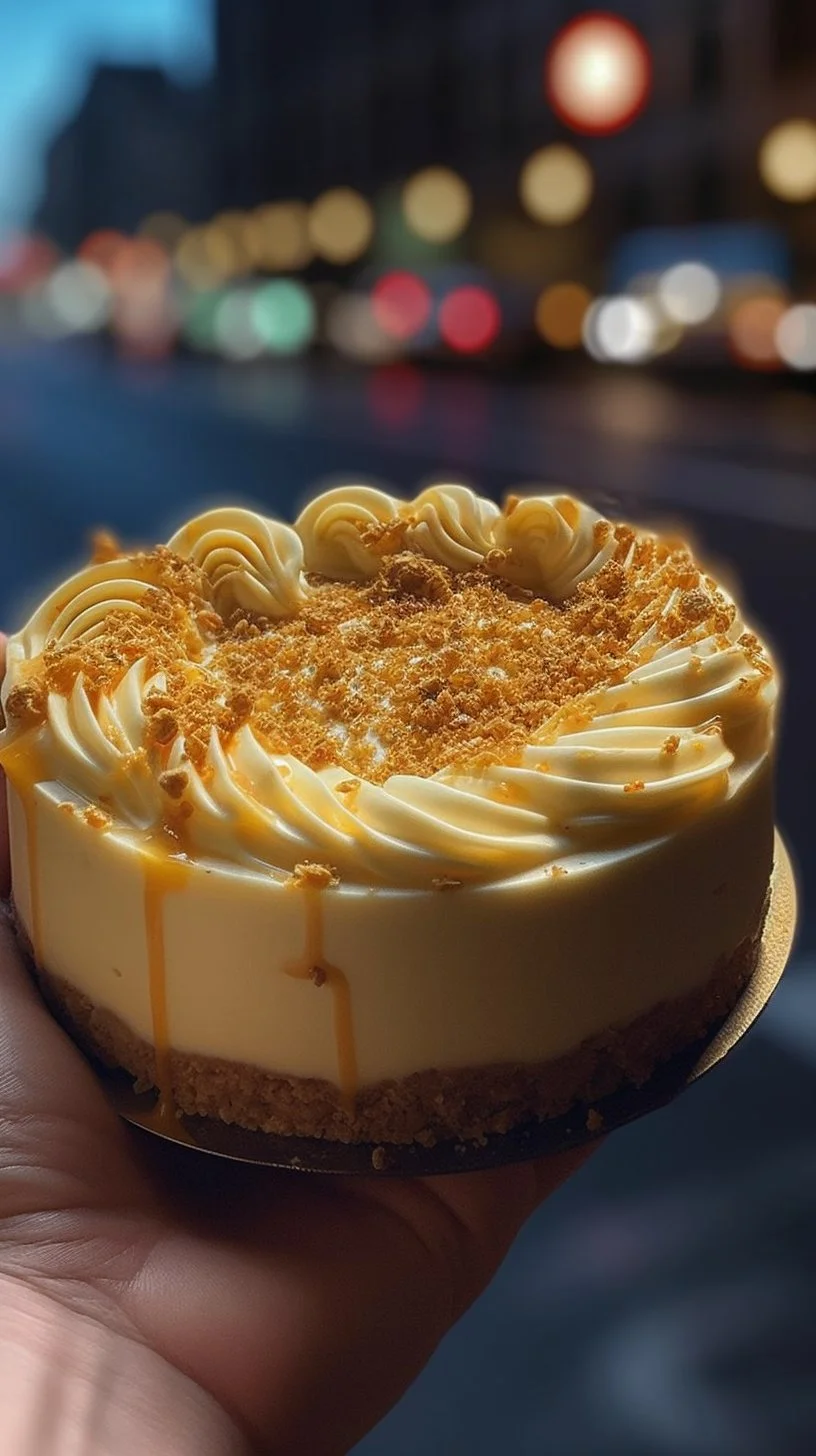 Biscoff Lotus Cream Mousse Cake with rich layers and creamy texture