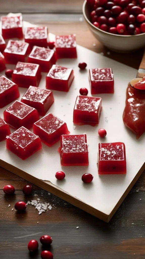 Delicious Cranberry Pomegranate Caramels with a perfect blend of flavors