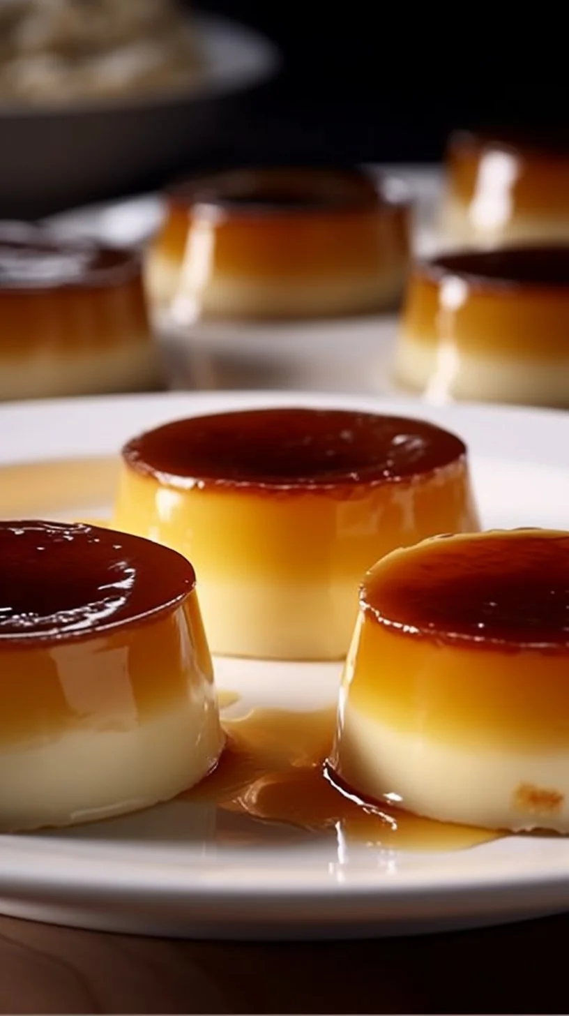 Mini Crème Brulee Cheesecakes with caramelized sugar topping