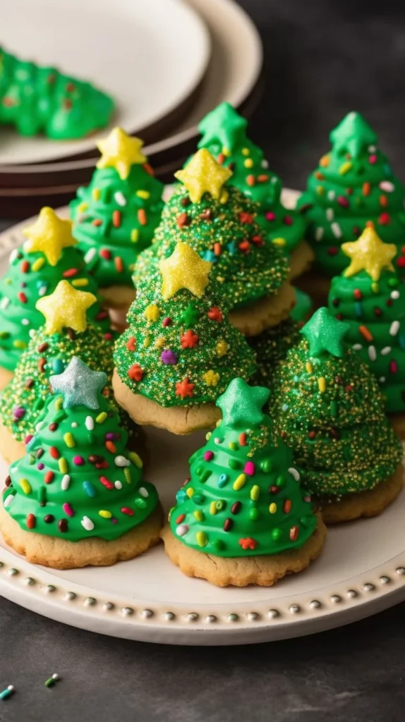 Strawberry cookies with candy melts, showcasing vibrant pink colors and texture.