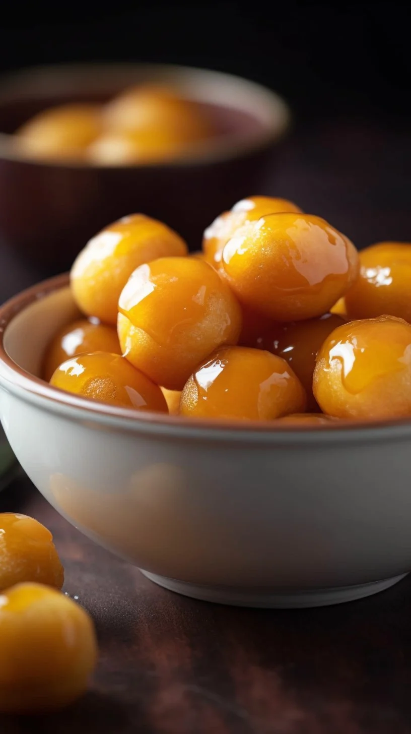 Delicious yema dessert made from egg yolks and sugar on a plate.
