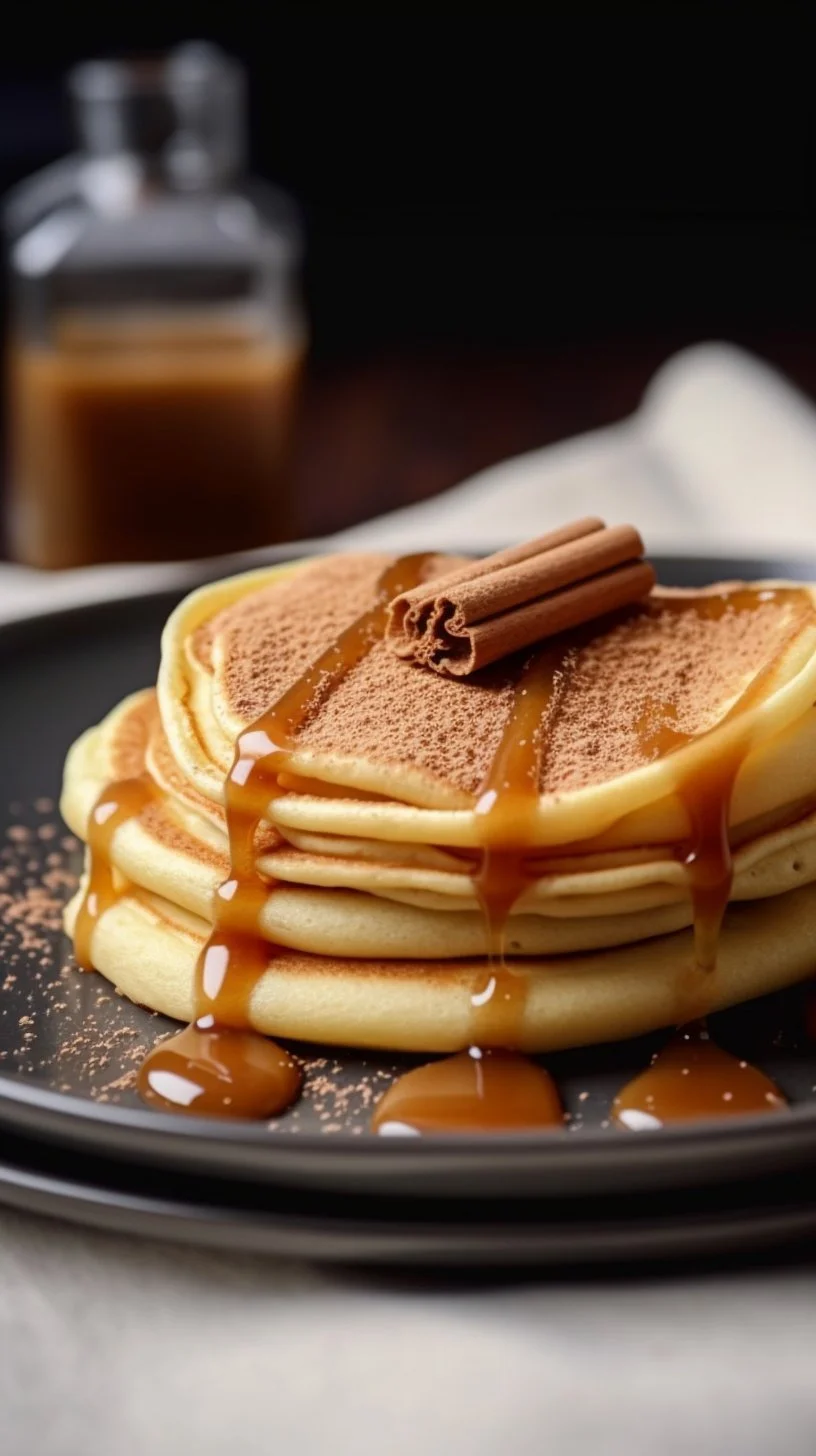 Delicious Cinnamon Roll Protein Crepes topped with cinnamon and icing
