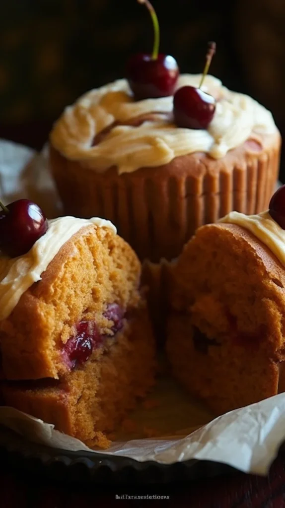 Freshly baked copycat Panera pumpkin muffins on a rustic wooden table.