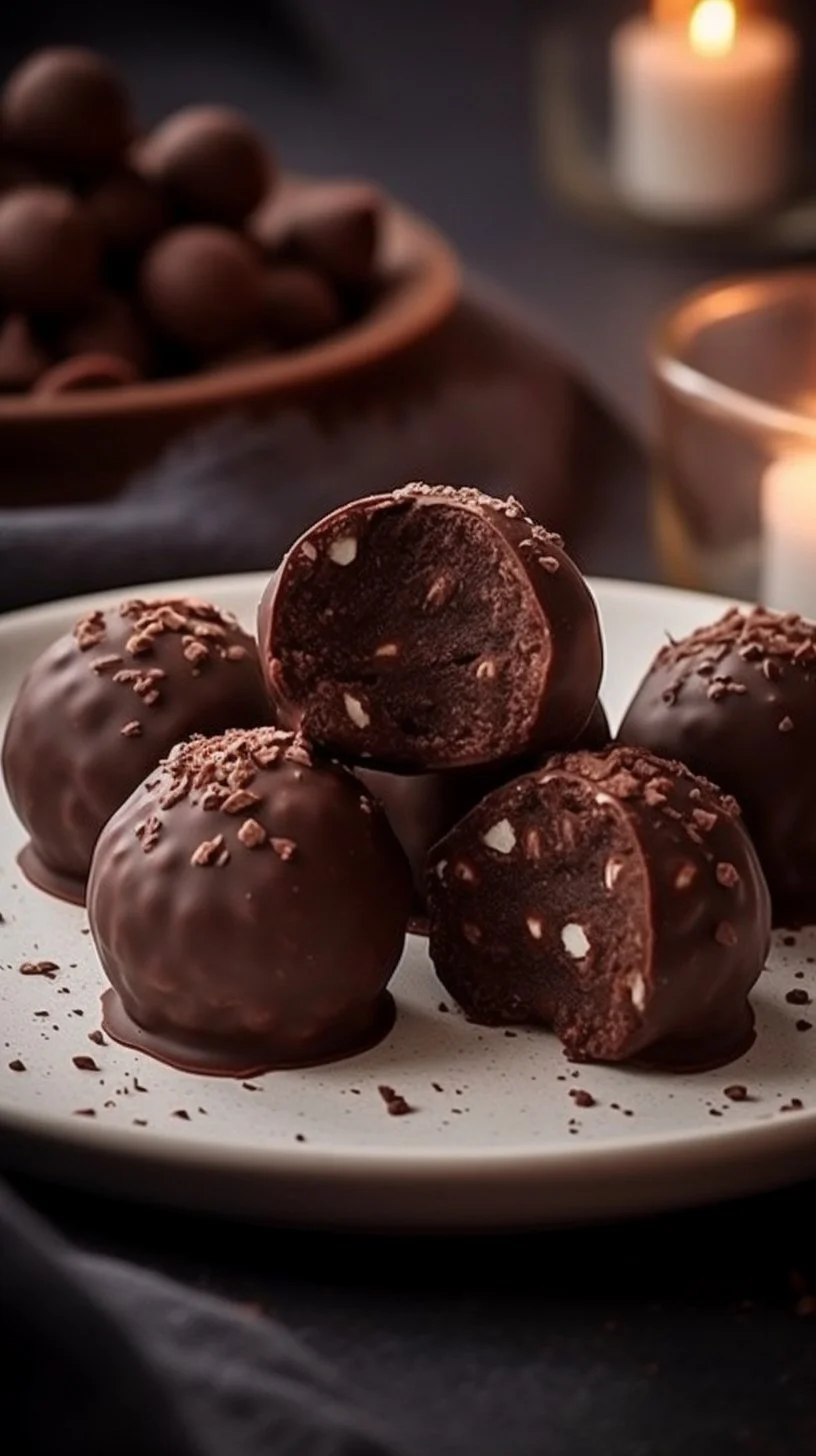 Delicious and healthy Date Brownie Balls made from natural ingredients