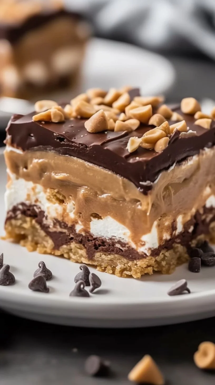 Delicious homemade peanut butter cookie dessert on a plate