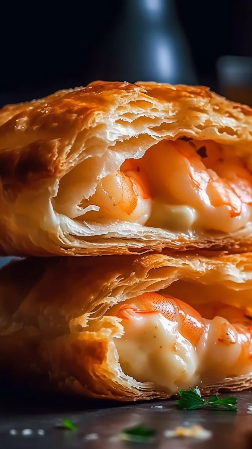 Delicious Shrimp Crab Melts served hot, showcasing shrimp and crab in a cheesy blend.