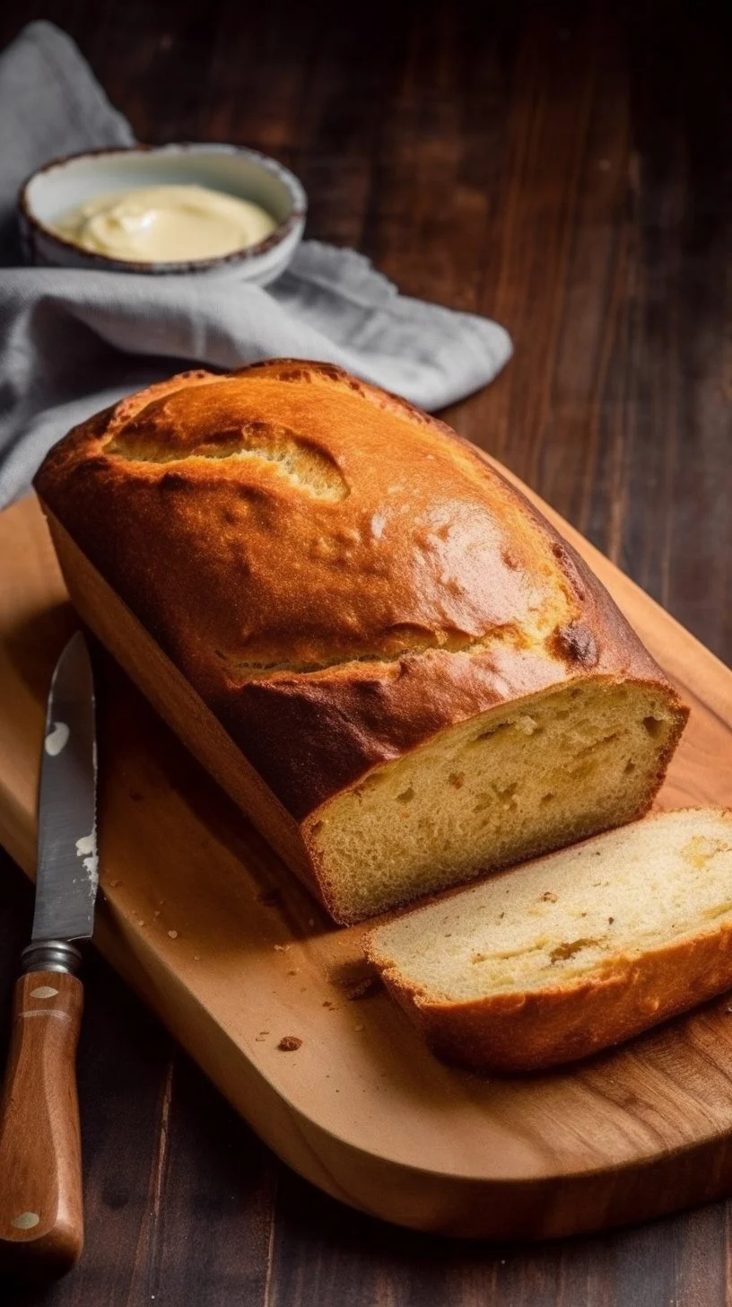 Delicious Southern Peach Bread with fresh peaches, perfect for a cozy breakfast.