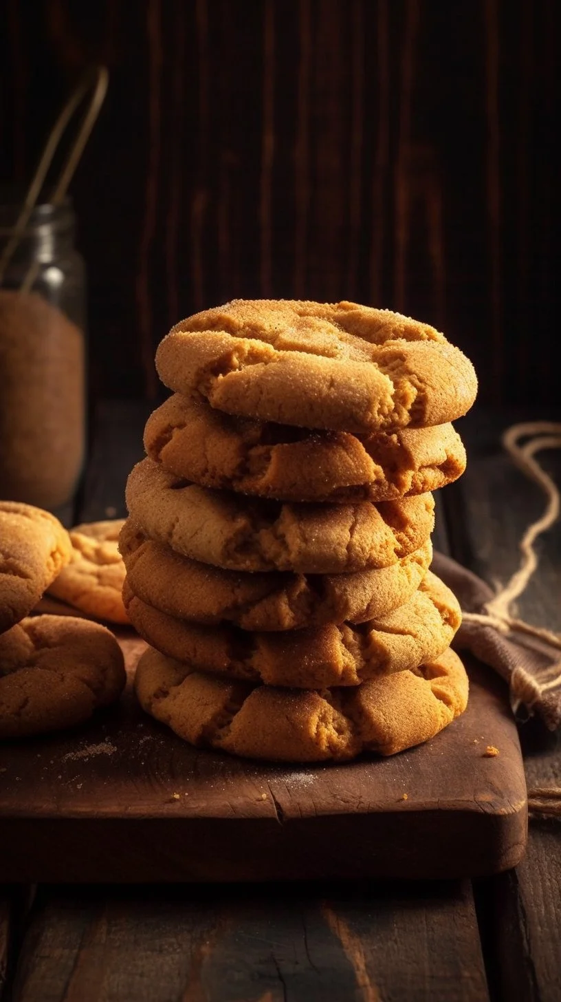 Sweet potato pie cookies arranged on a plate, showcasing their delicious toppings.