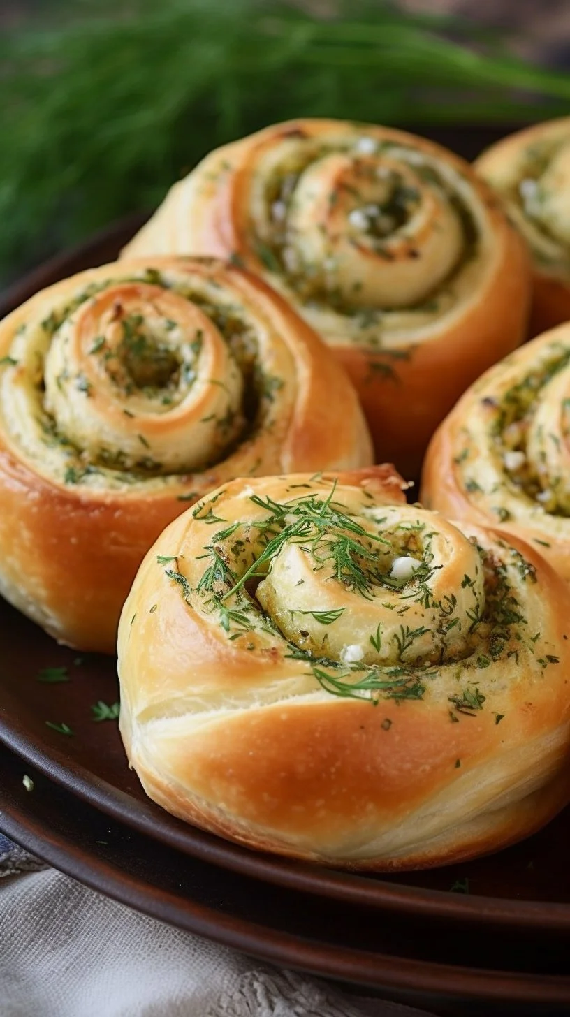 Delicious creamy pickle roll ups served on a platter