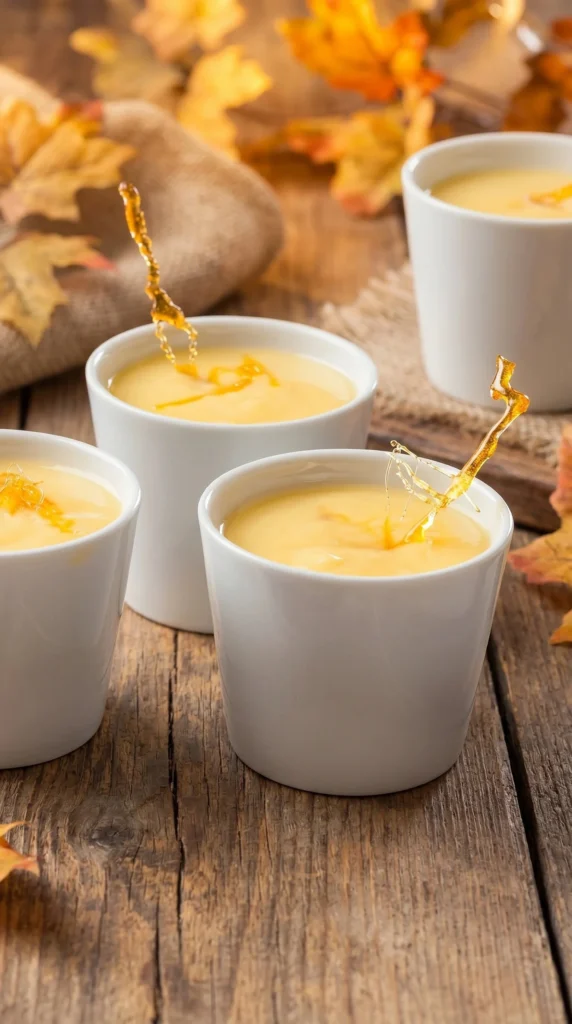 A creamy bowl of Keto Custard with a sprinkle of nuts on top