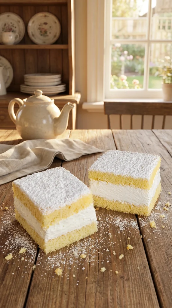 Delicious Soft Mascarpone Cake garnished with fresh fruits and cream