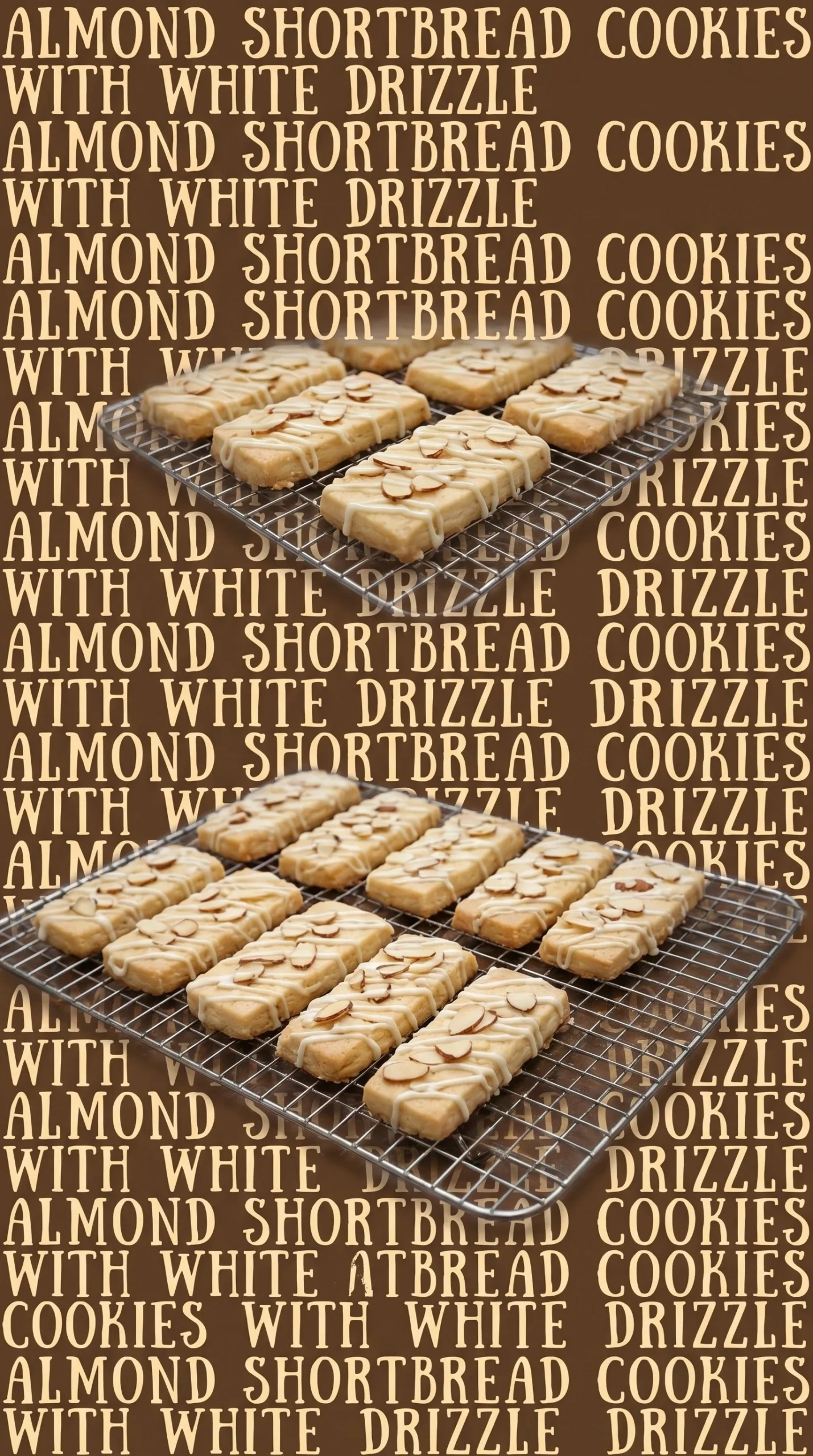 Homemade almond bars topped with slivered almonds and honey