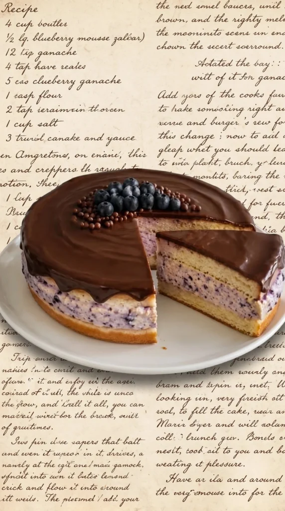 Delicious Blueberry Yogurt Cake slice on a white plate