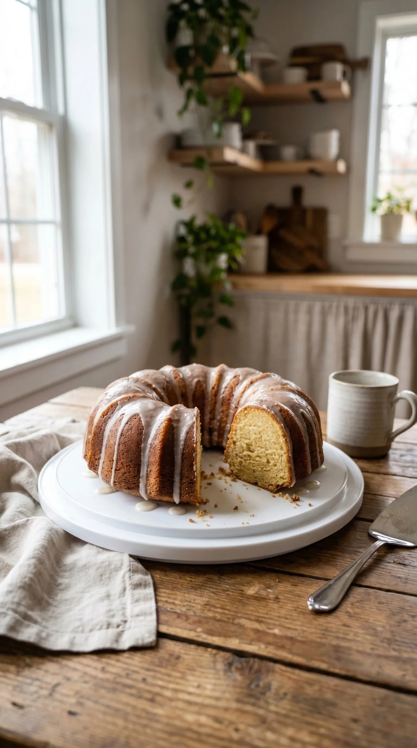 Delicious Buttermilk 5 Flavor Pound Cake served on a plate