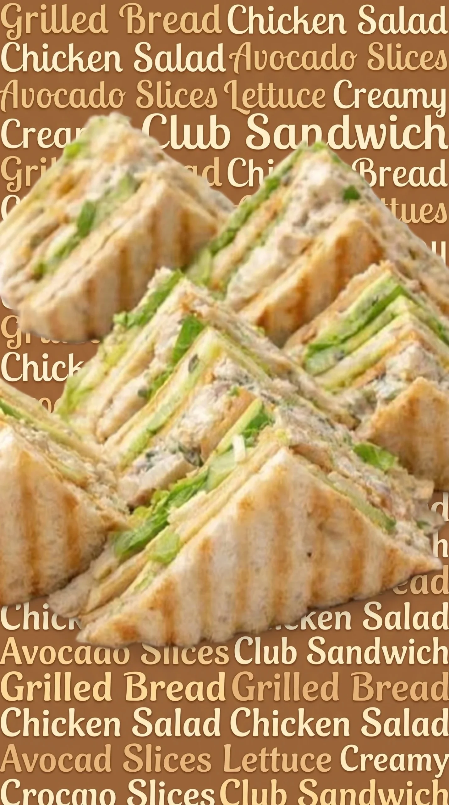 Delicious Chicken Club Sandwich with chicken, bacon, and fresh vegetables