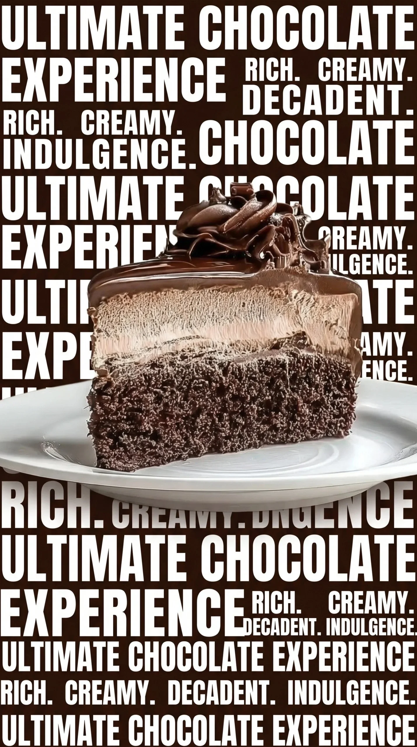 Decadent chocolate mousse dessert garnished with whipped cream and chocolate shavings.