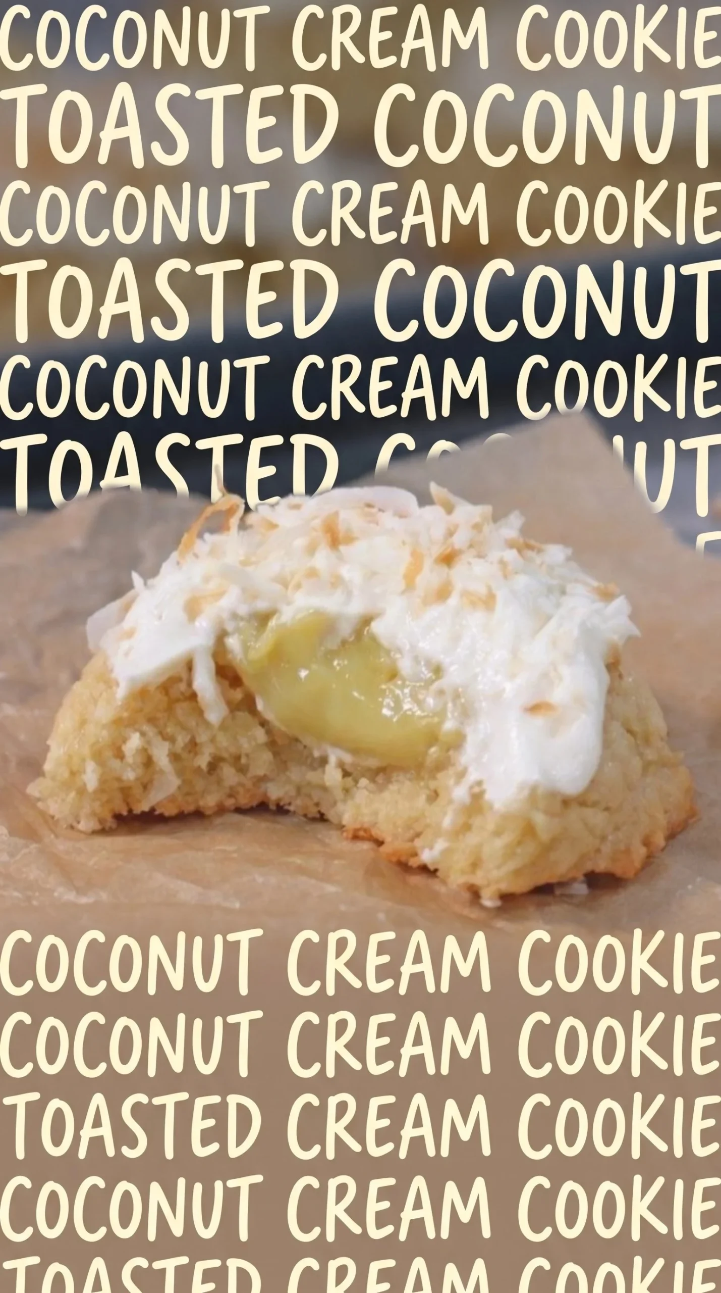Delicious Coconut Custard Creams served in a dessert dish