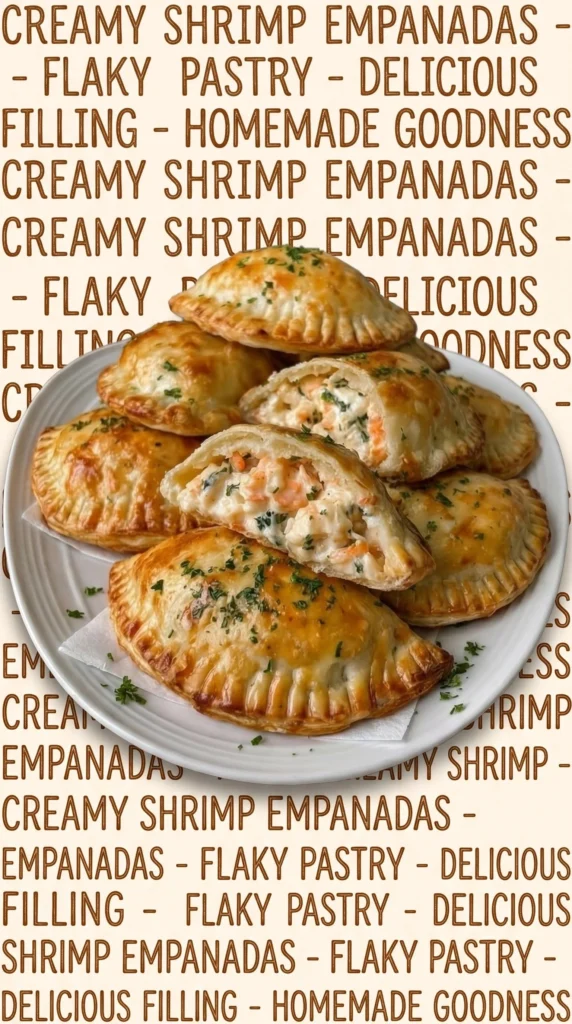Creamy seafood hand pies with flaky crust filled with rich seafood filling