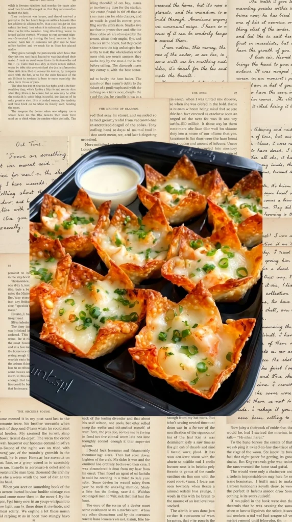 Crispy cheesy shrimp wonton cups served on a platter