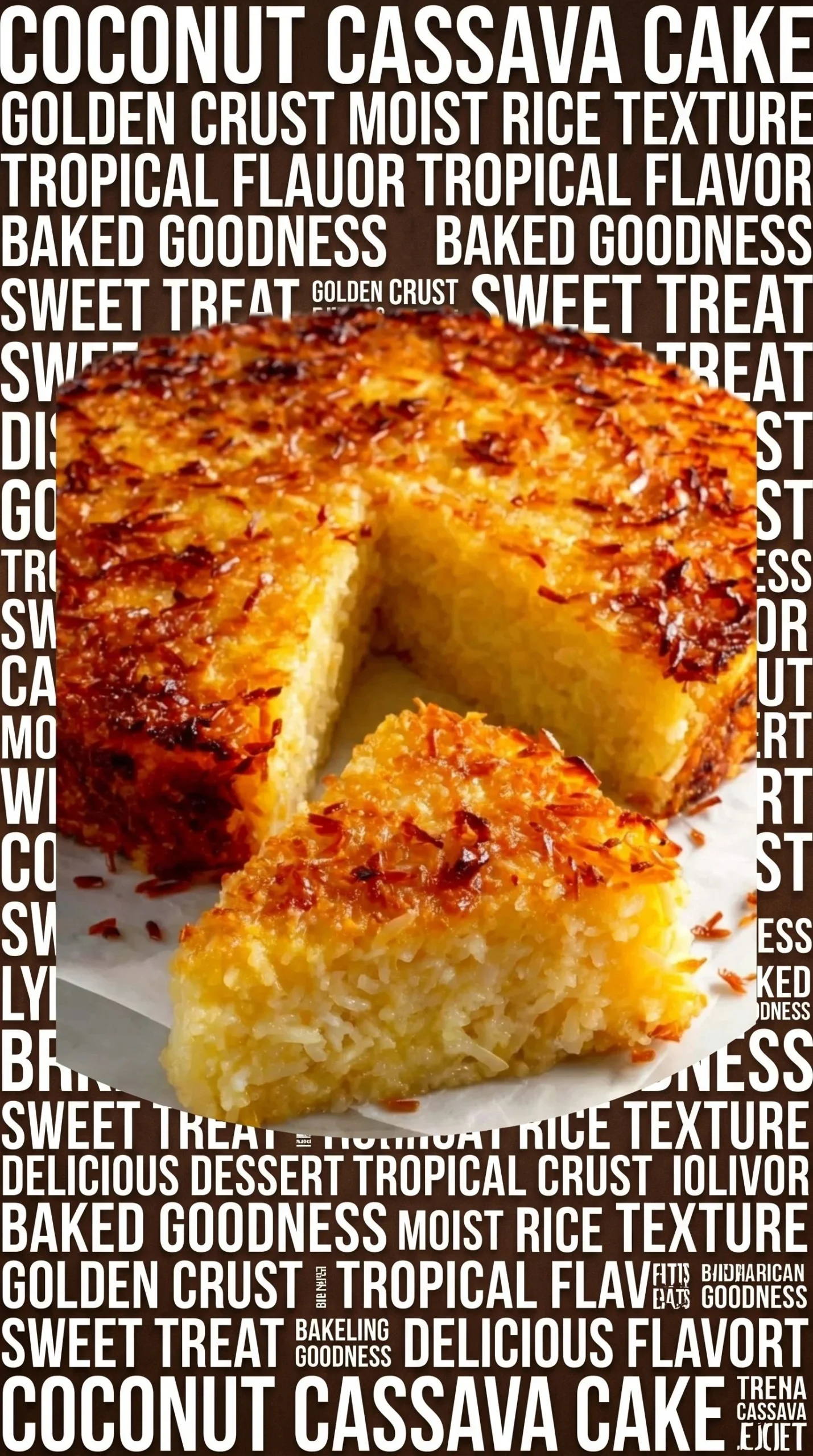Delicious crustless coconut pie served on a white plate