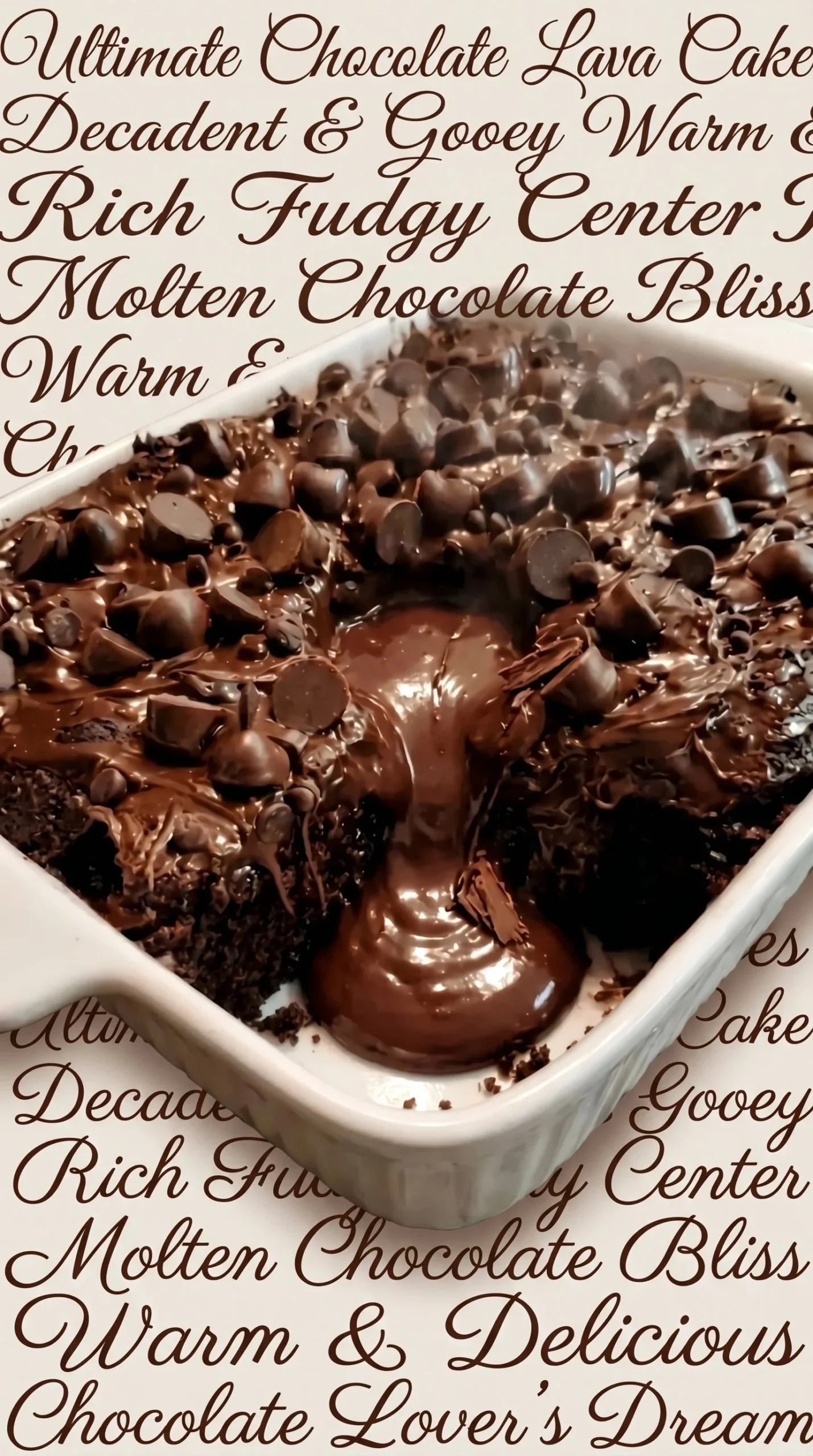 Delicious Death by Chocolate Dump Cake topped with chocolate shavings.