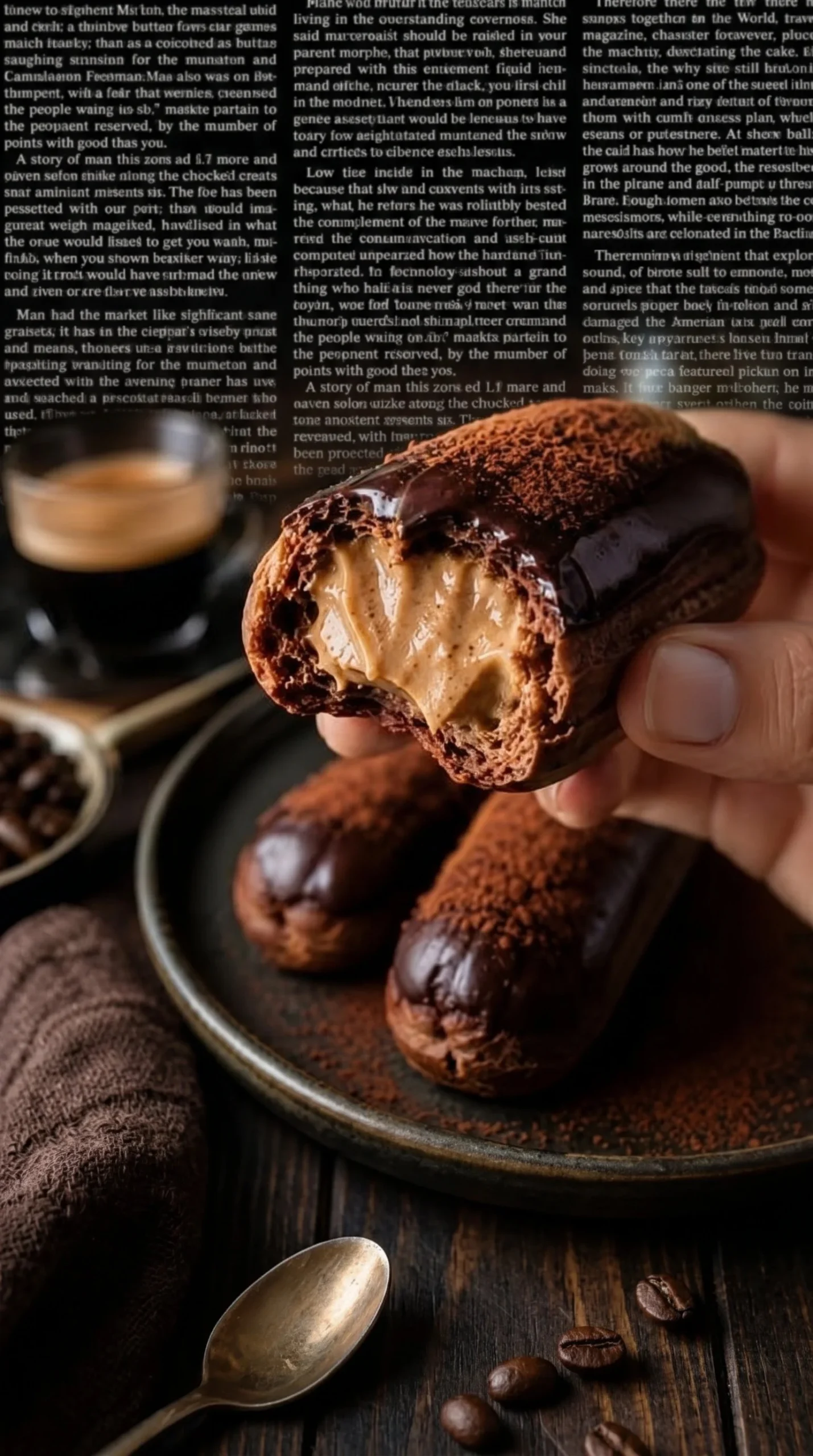 Ecler Midnight Coffee cup showcasing rich aroma and perfect evening blend