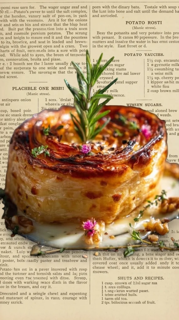 Edible Candle Brie Tower with a rosemary wick, ideal for gourmet cheese platters