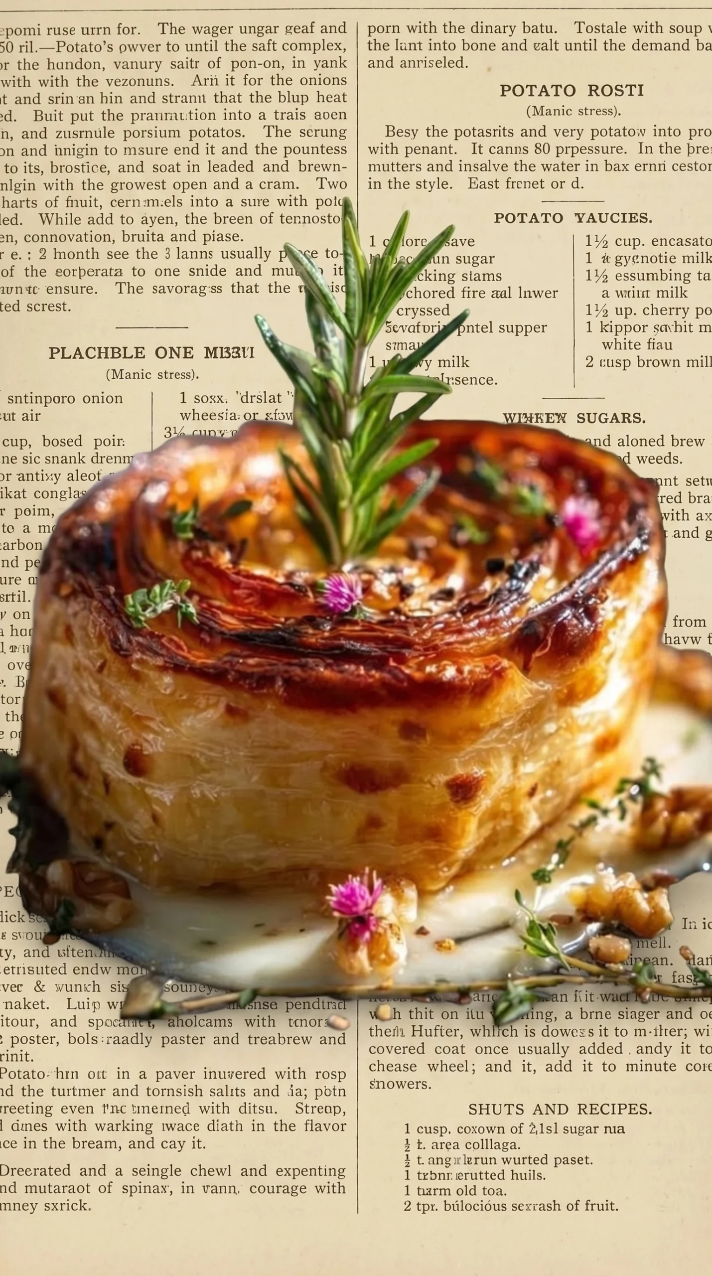 Edible Candle Brie Tower with a rosemary wick, ideal for gourmet cheese platters