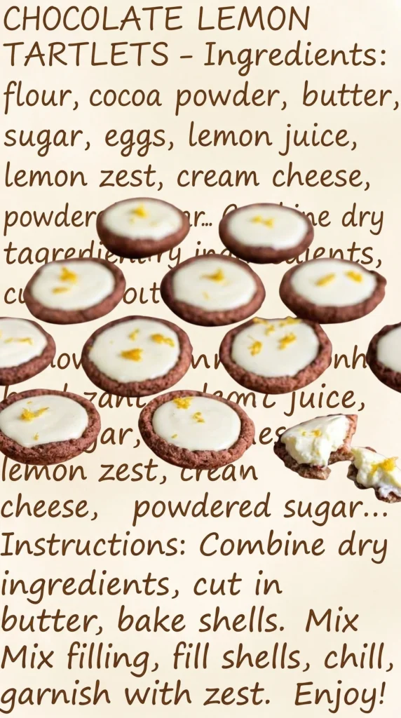 Delicious Lemon Cream Cheese Tarts with a golden crust and lemon zest topping.