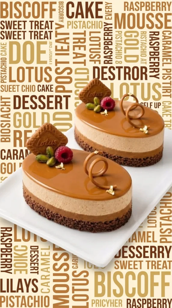 Delicious Lotus Caramel Dessert ready to be enjoyed