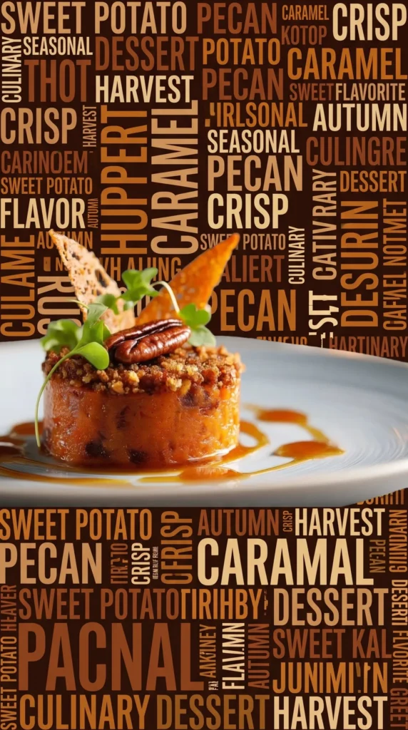 Delicious Maple Sweet Potato Casserole topped with pecans