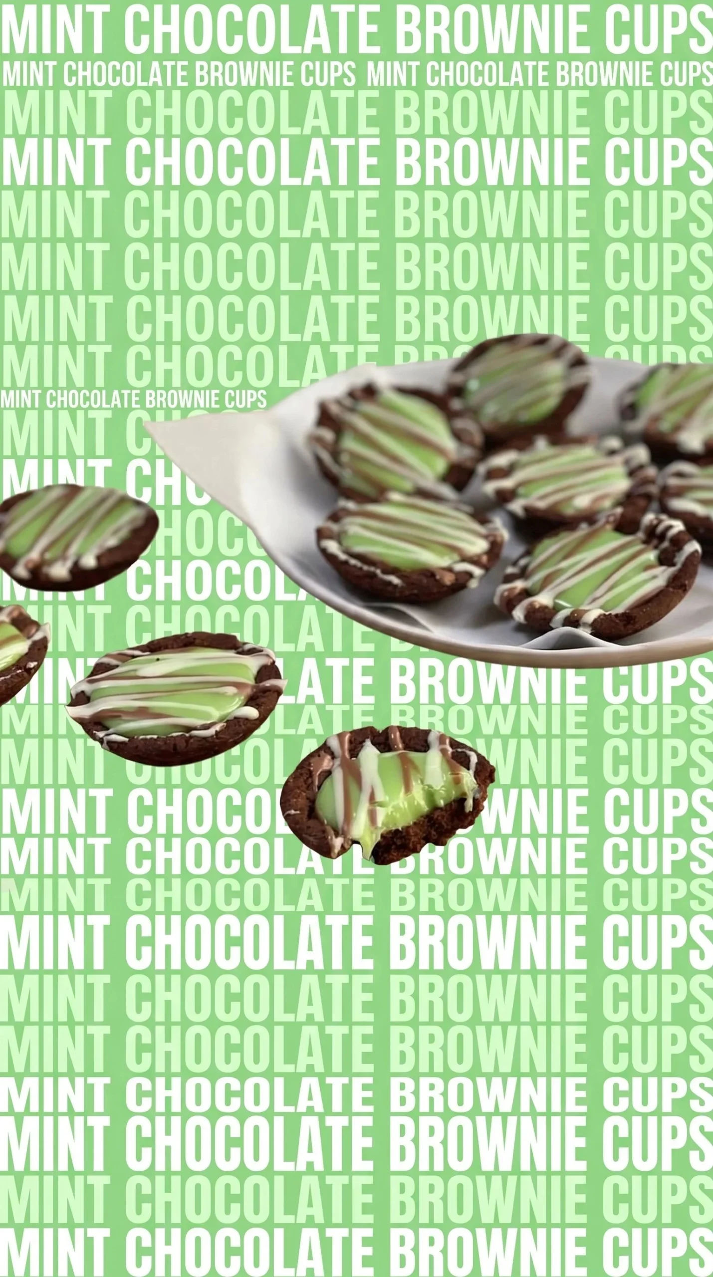 Mint Chocolate Biscuit Cups dessert featuring rich mint and chocolate flavors.