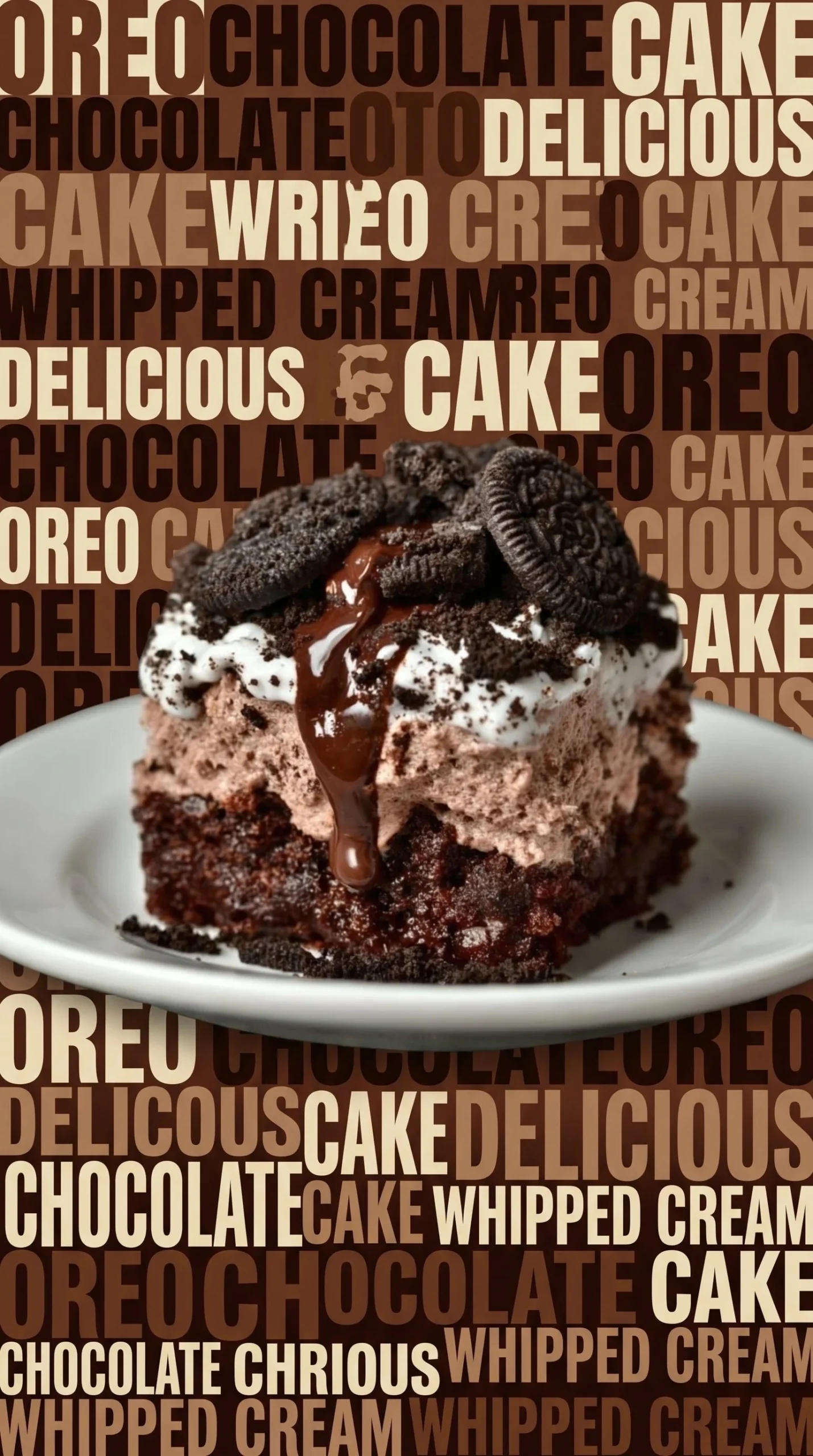 Delicious Oreo Dirt Cake dessert with crushed Oreos and creamy layers