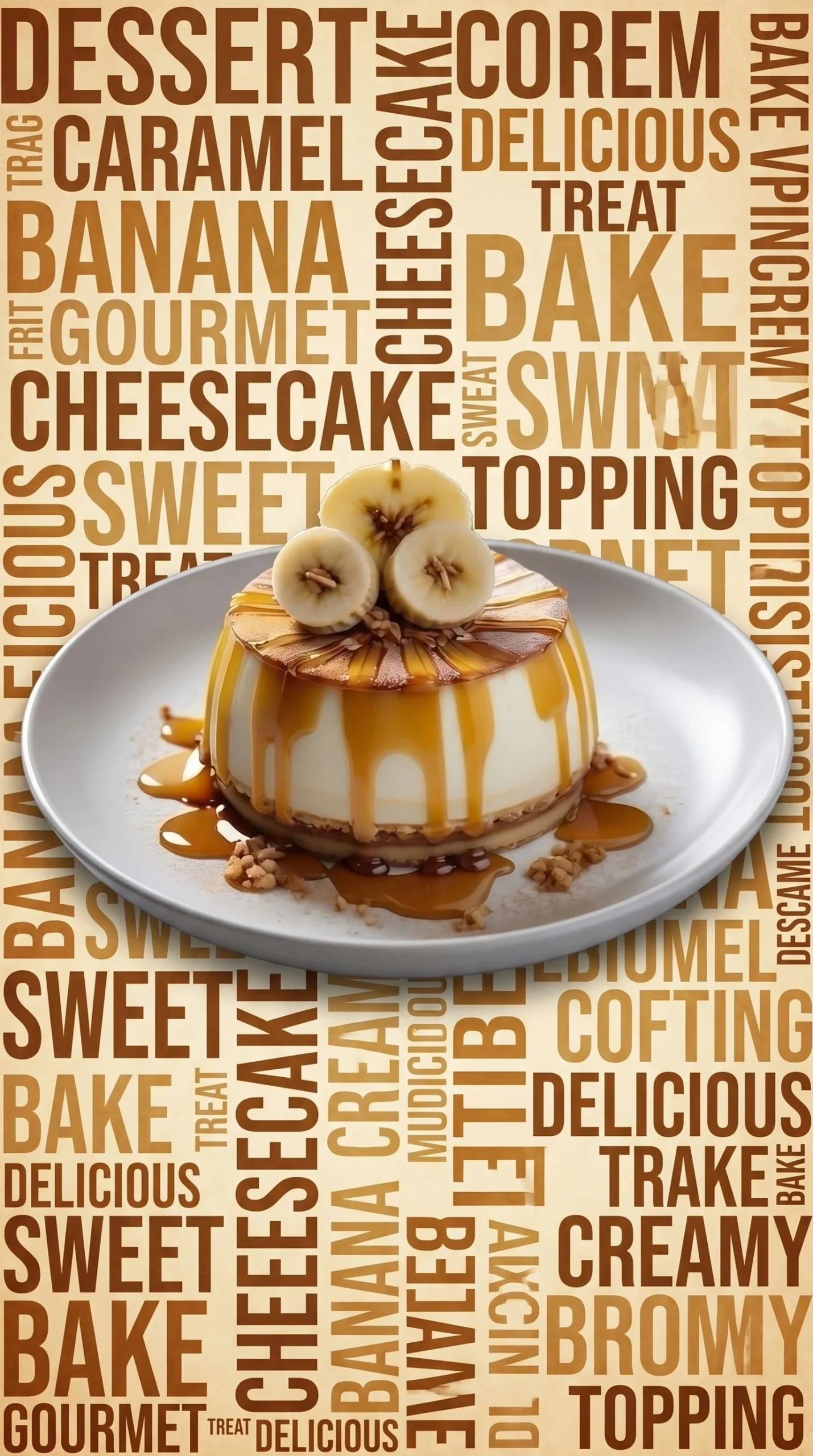 Delicious Panna Cotta with Caramel and Bananas served elegantly in a dessert bowl.