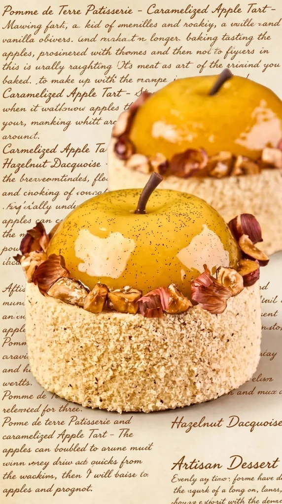 Pistachio and raspberry Paris-Brest pastry on a rustic wooden table