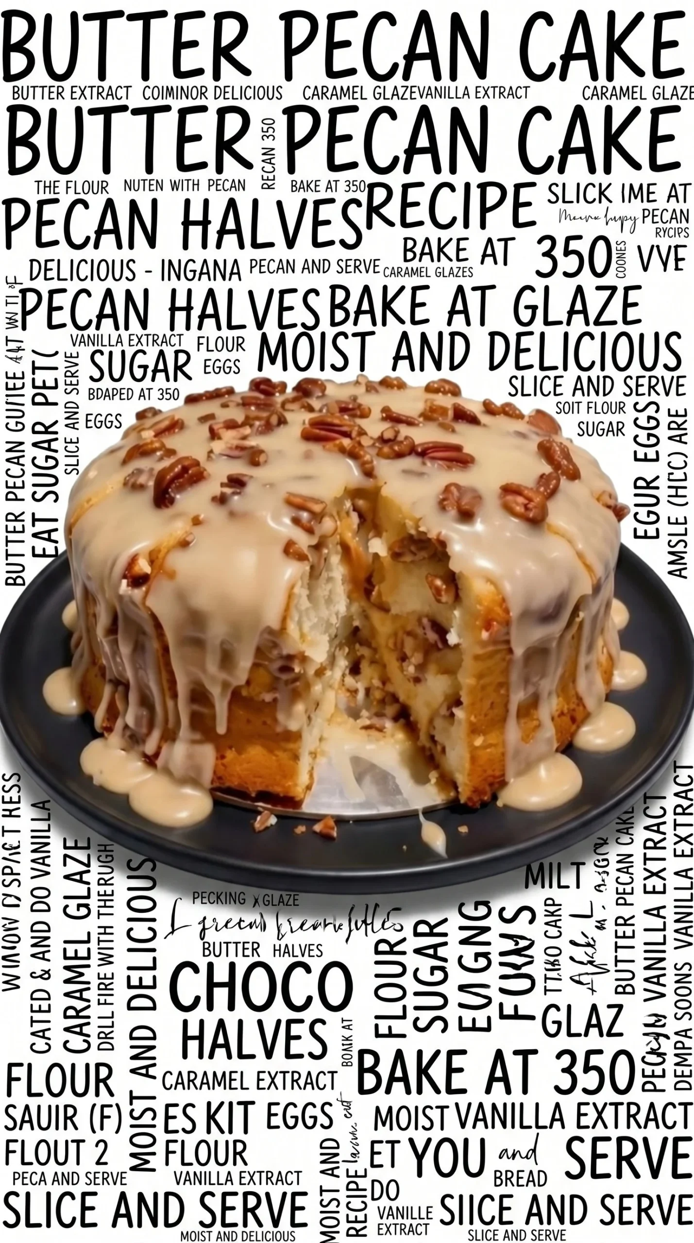 Delicious pineapple pound cake slice on a plate with fresh pineapple slices