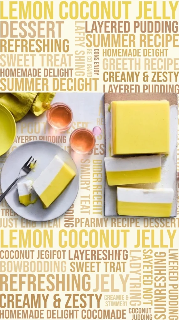 Retro Pine Lime Jelly Cake served on a vintage plate