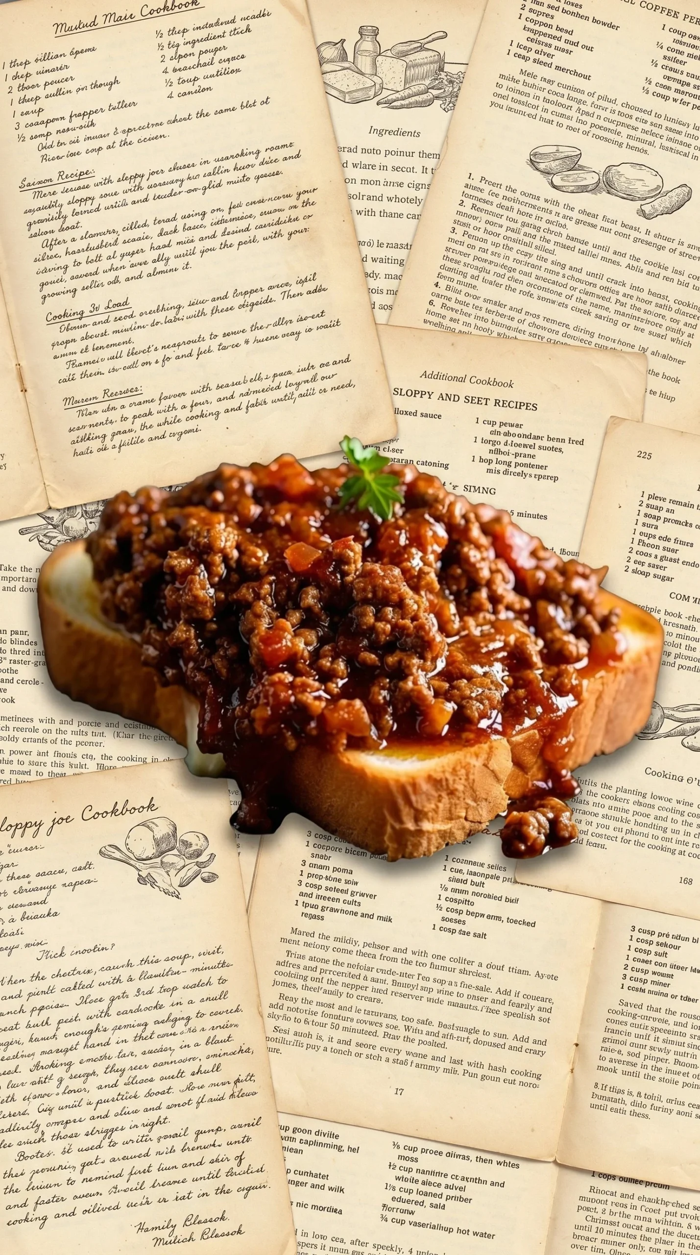 Delicious Sloppy Joe Garlic Bread topped with melted cheese and herbs