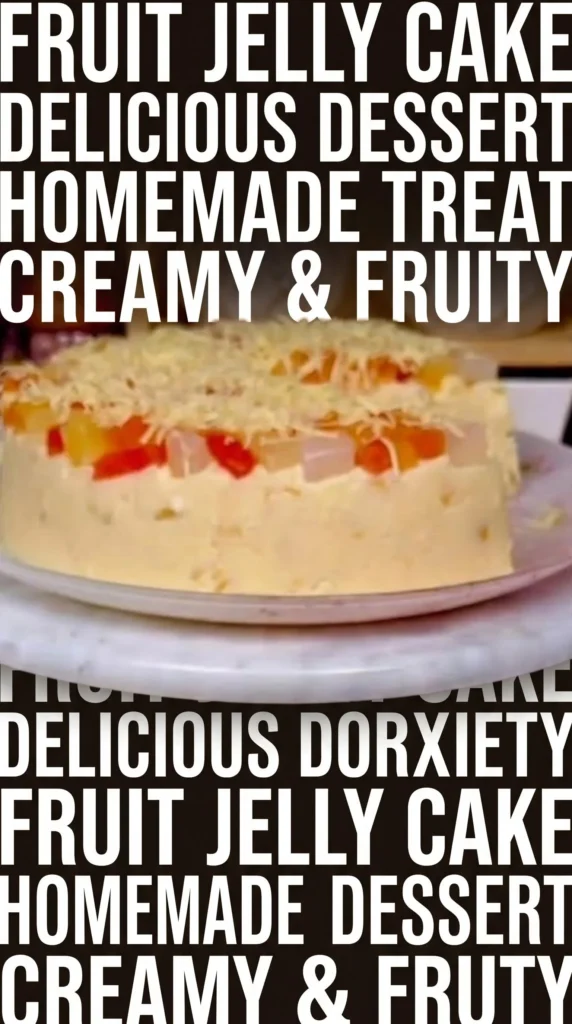 Deliciously smooth and creamy fruity Maja Blanca dessert served in a bowl.