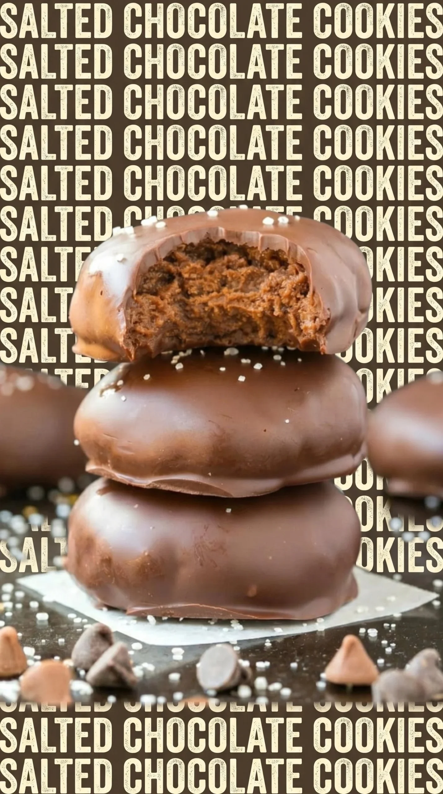 Baked 4-ingredient fudge cookies on a cooling rack